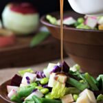 best recipe chopped apple salad pomegranate vinaigrette