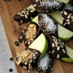 best recipe chocolate dipped apple slices vegan gluten-free