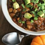 crock pot bean pumpkin chili vegan gluten free best recipe