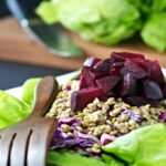 roasted beet purple cabbage and lentil salad vegan gluten free best recipe