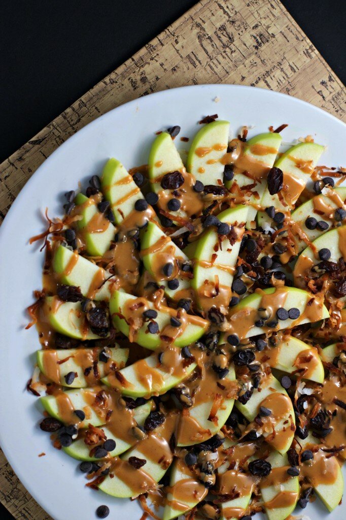 best recipe loaded apple nachos-vegan gluten free