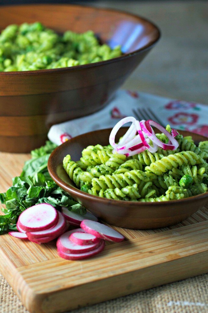 pesto and pea pasta vegan gluten free best recipe