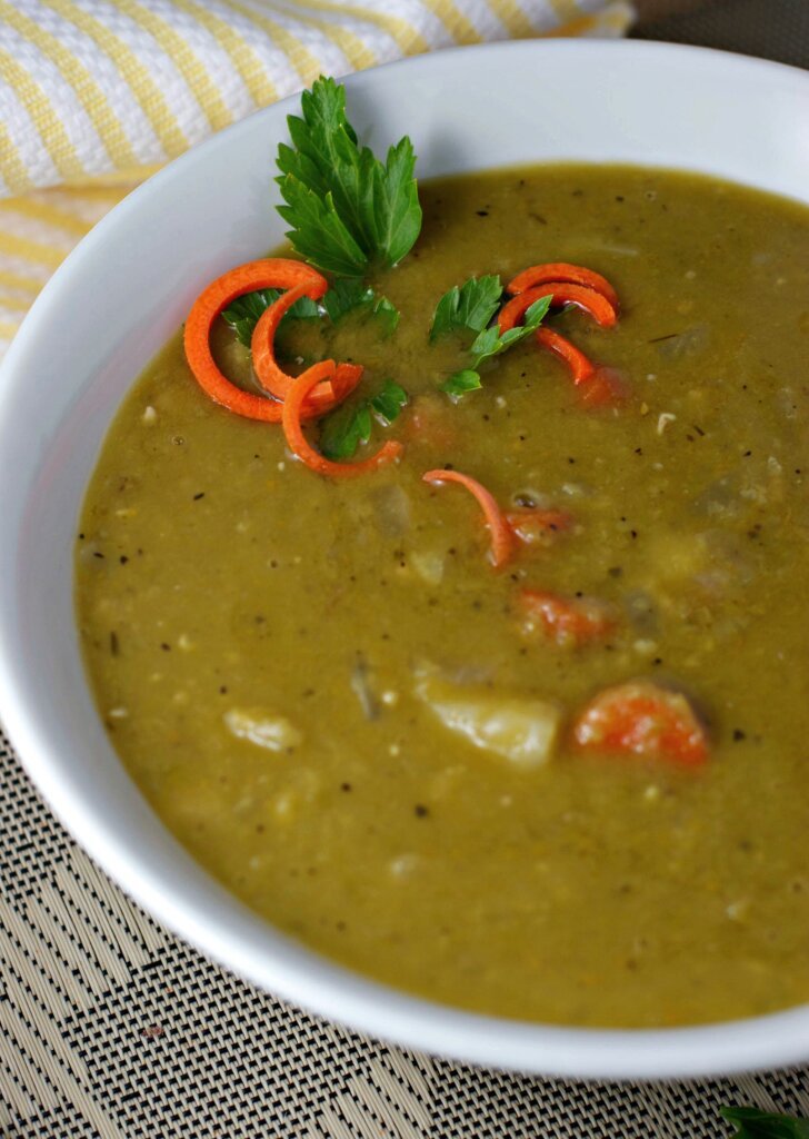 split pea soup vegan gluten free best recipe