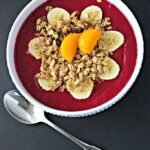 mango beet banana smoothie bowl vegan gluten free recipe