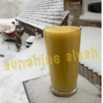 sunshine slush smoothie vegan gluten free best recipe