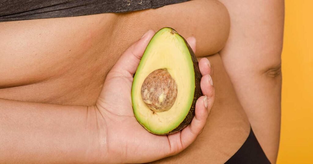 Avocado: Rich in Vitamin B3 for glowing skin health.