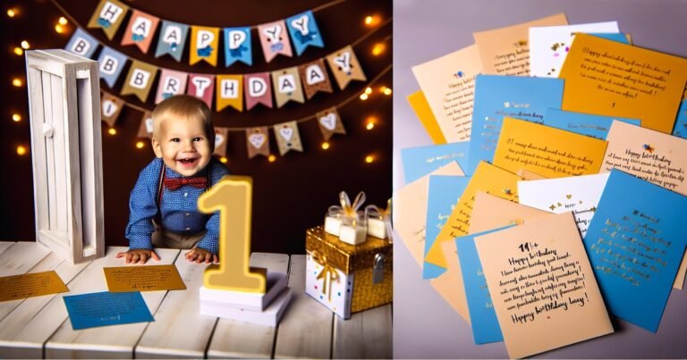 Little Boy 1st Birthday Wishes for Baby Boy: 20+ Heartwarming Messages