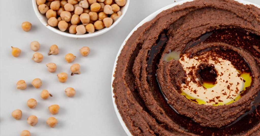 homemade chocolate hummus for babies 